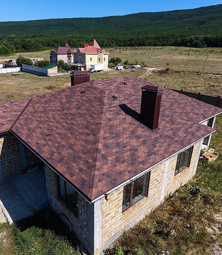 Гибкая черепица, серия PREMIUM, коллекция ЦЮРИХ, цвет Кофе - 5