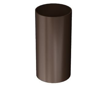 Труба водосточная 1.5 м Комфорт (Comfort) Тёмно-коричневый