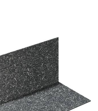 Уголок внутренний металлический с посыпкой, Халва