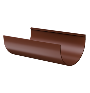Жёлоб водосточный 3 м Комфорт Светло-коричневый, (RAL 8017)