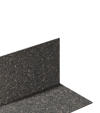 Уголок внутренний металлический с посыпкой, Зрелый каштан