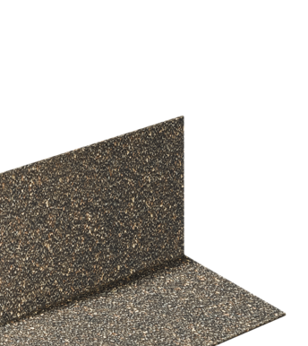 Уголок внутренний металлический с посыпкой, Вагаси