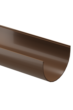 Желоб водосточный 3 м Standard Светло-коричневый, (RAL 8017)