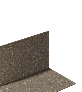 Уголок внутренний металлический с посыпкой, Бежевый