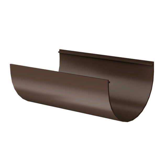 Желоб водосточный 1,5 м Премиум (Premium), шоколад - 1