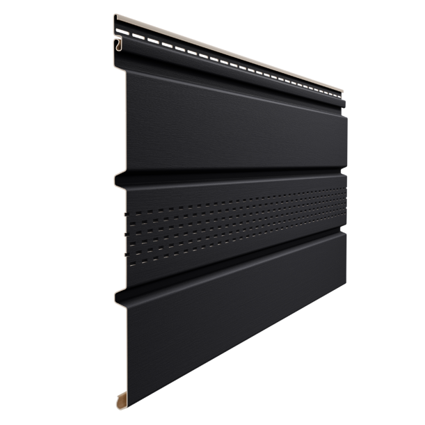 Софит Premium, T4 с центральной перфорацией, карбон - 1